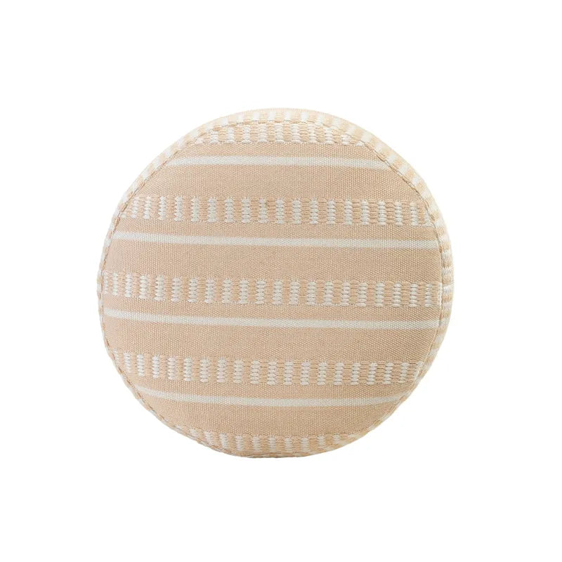 Sevita Pouf Géométrique à Rayures pour Intérieur et Extérieur - 50,8 x 50,8 x 50,8 cm
