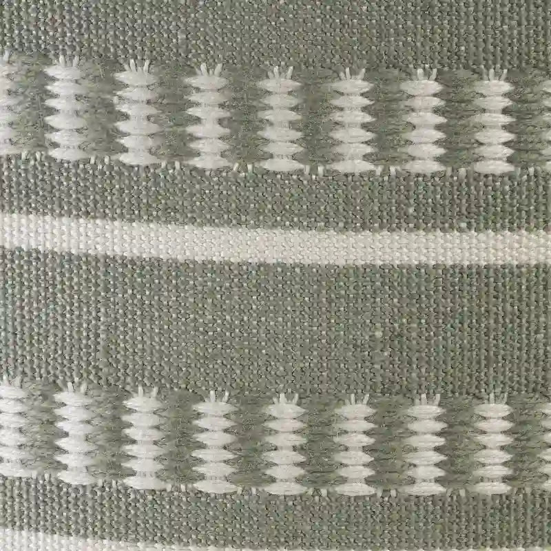 Sevita Pouf Géométrique à Rayures pour Intérieur et Extérieur - 50,8 x 50,8 x 50,8 cm