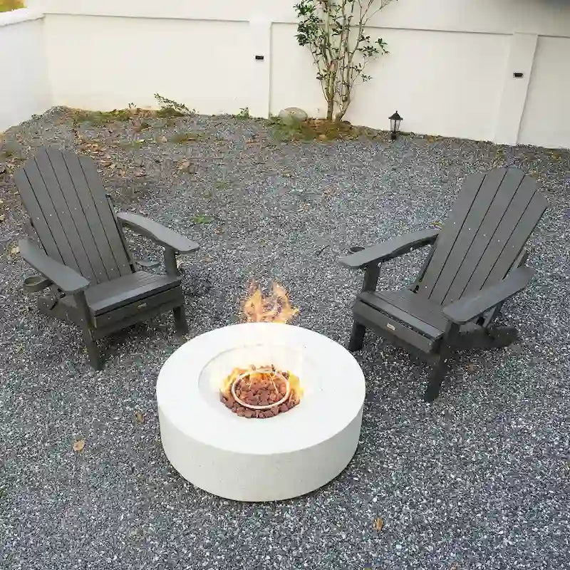 Chaise Adirondack pliante Clihome HIPS pour patio