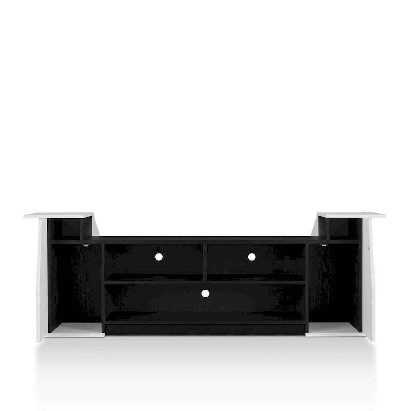 Meuble TV Tai Contemporary 71 po à 3 étagères ouvertes par Furniture of America