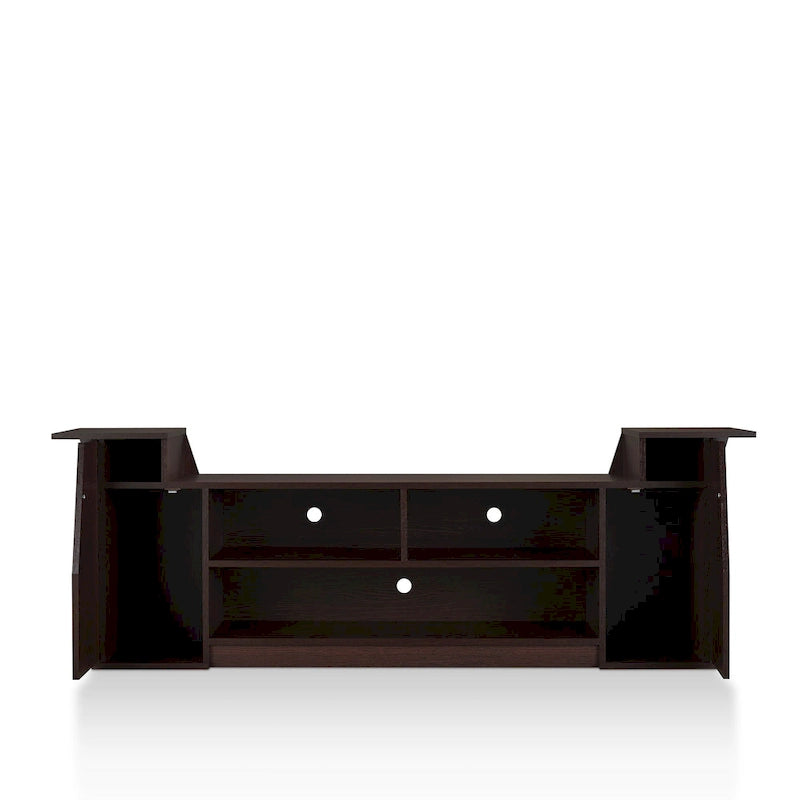 Meuble TV Tai Contemporary 71 po à 3 étagères ouvertes par Furniture of America