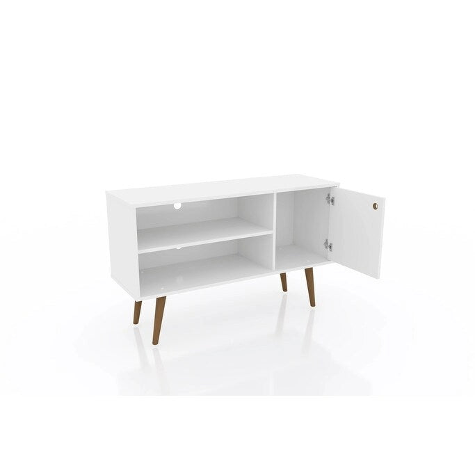 Meuble console de rangement pour médias Liberty, style moderne milieu de siècle