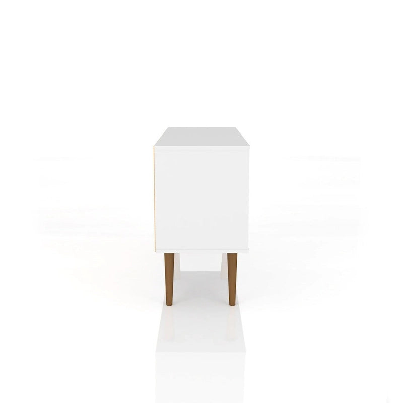 Meuble console de rangement pour médias Liberty, style moderne milieu de siècle