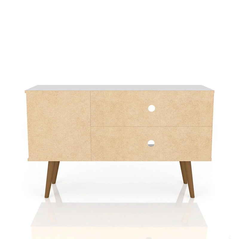 Meuble console de rangement pour médias Liberty, style moderne milieu de siècle