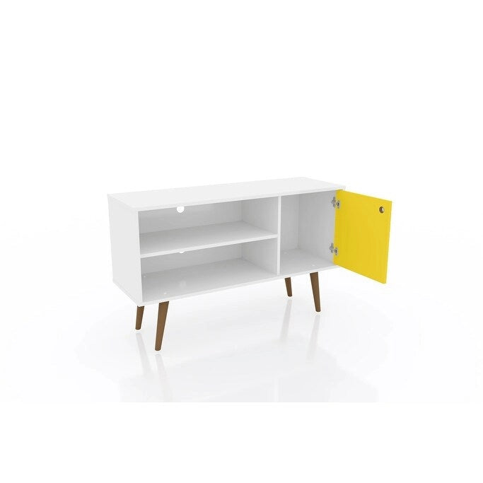 Meuble console de rangement pour médias Liberty, style moderne milieu de siècle