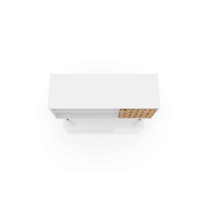 Meuble console de rangement pour médias Liberty, style moderne milieu de siècle