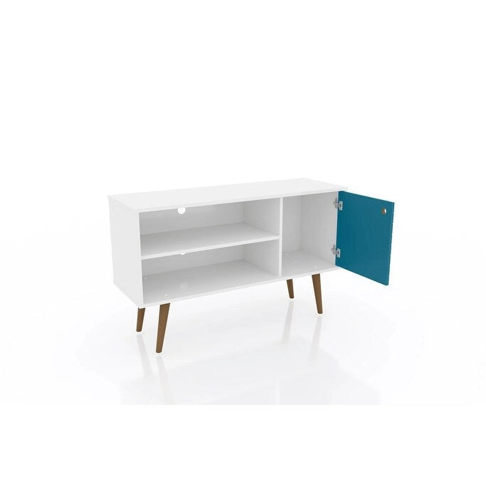 Meuble console de rangement pour médias Liberty, style moderne milieu de siècle