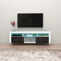 Meuble TV flottant mural Bari 160 avec 16 couleurs de LED