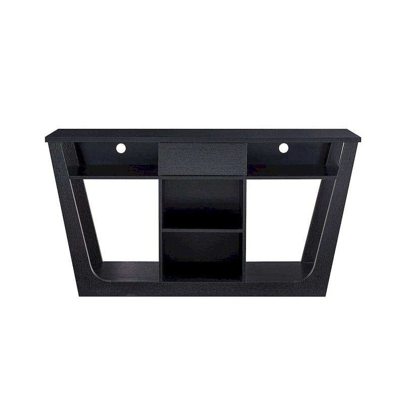 Meuble TV Dionte Modern 6 étagères, 1 tiroir, 152 cm, par Furniture of America