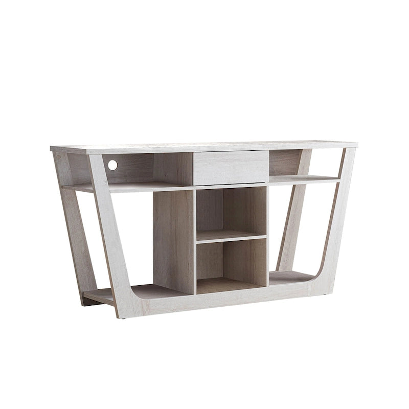 Meuble TV Dionte Modern 6 étagères, 1 tiroir, 152 cm, par Furniture of America