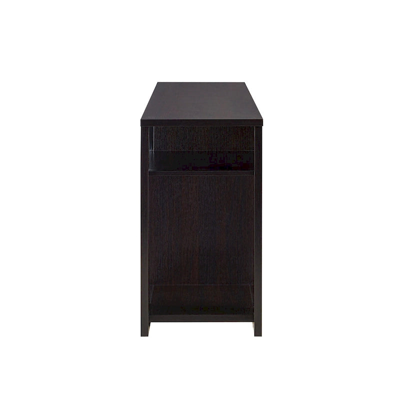Meuble TV Dionte Modern 6 étagères, 1 tiroir, 152 cm, par Furniture of America