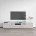 Meuble TV moderne Évora avec système d'éclairage LED