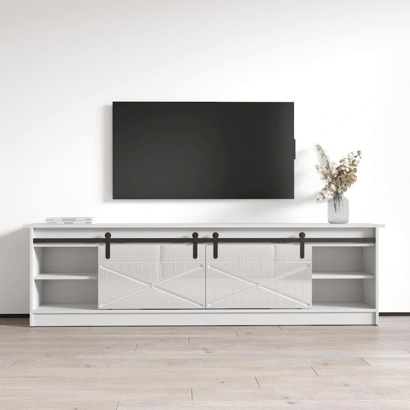 Meuble TV Granero WH-EF avec cheminée électrique 79