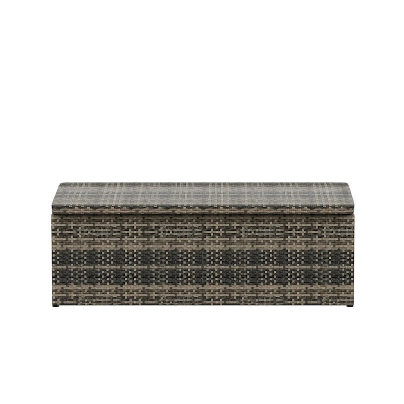 Ensemble de conversation d'extérieur 6 pièces Wess avec rangement et coussins
