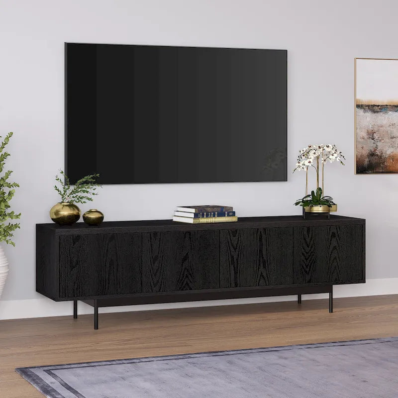 Meuble TV rectangulaire Abington pour téléviseurs jusqu'à 75 po - 69,5 po de large