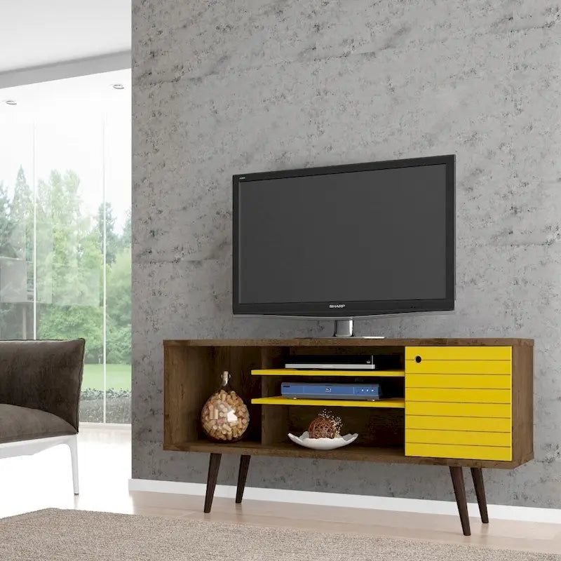 Meuble console média 5 étagères Manhattan Comfort Liberty