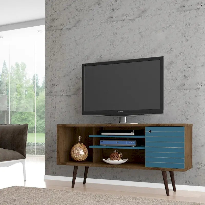 Meuble console média 5 étagères Manhattan Comfort Liberty