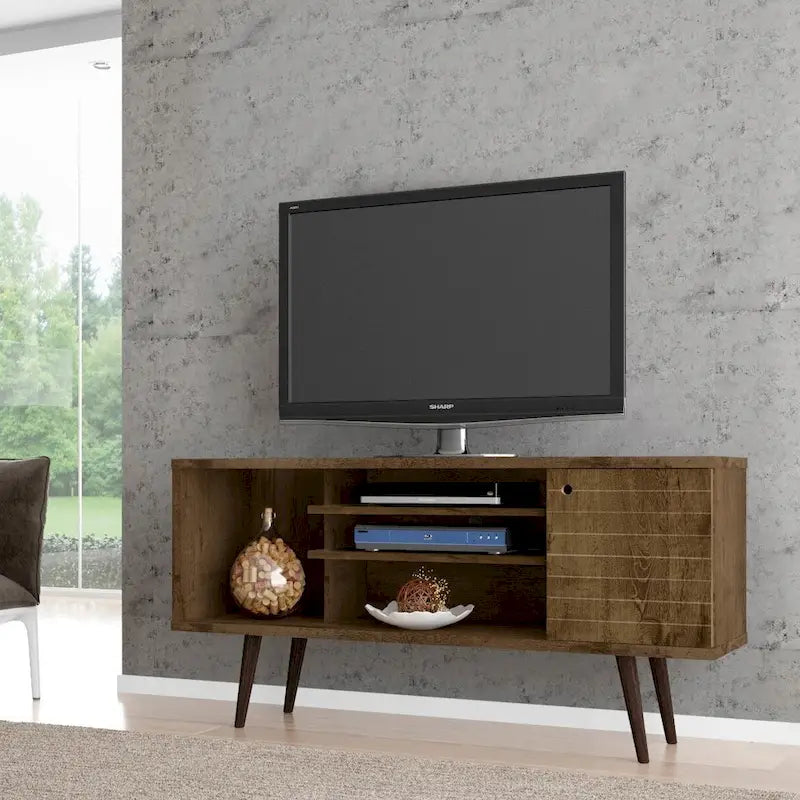 Meuble console média 5 étagères Manhattan Comfort Liberty