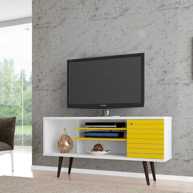 Meuble console média 5 étagères Manhattan Comfort Liberty