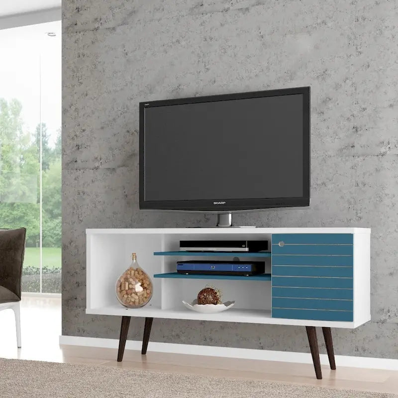 Meuble console média 5 étagères Manhattan Comfort Liberty