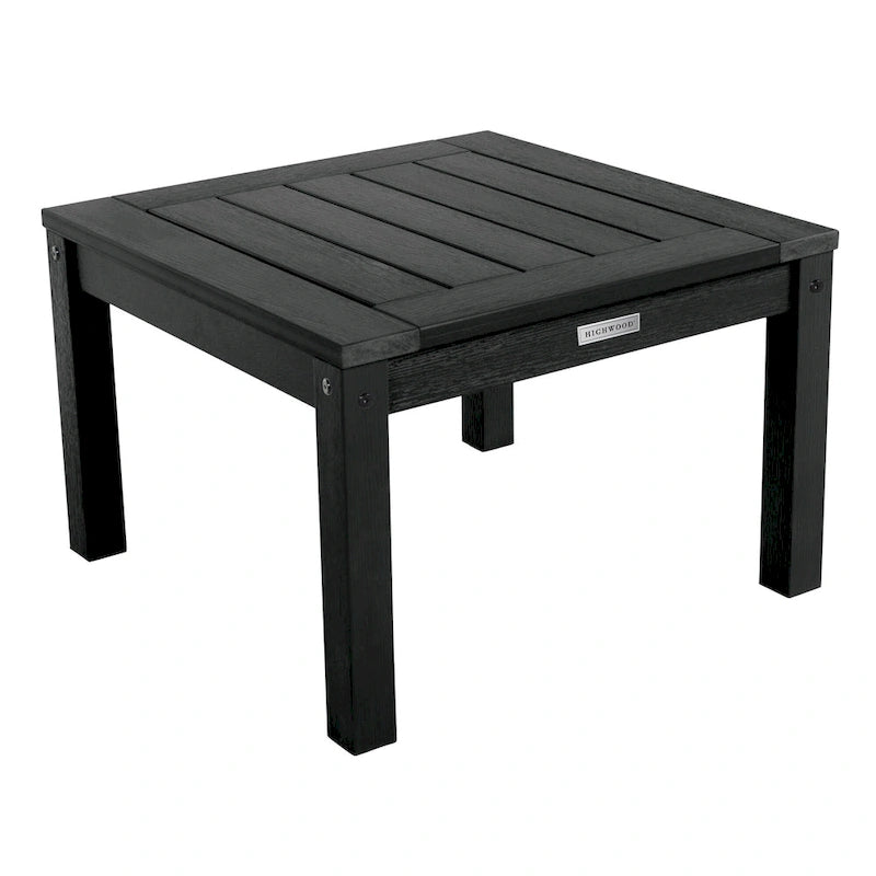 HIGHWOOD Ensemble de 3 : Deux fauteuils à bascule et une table d'appoint