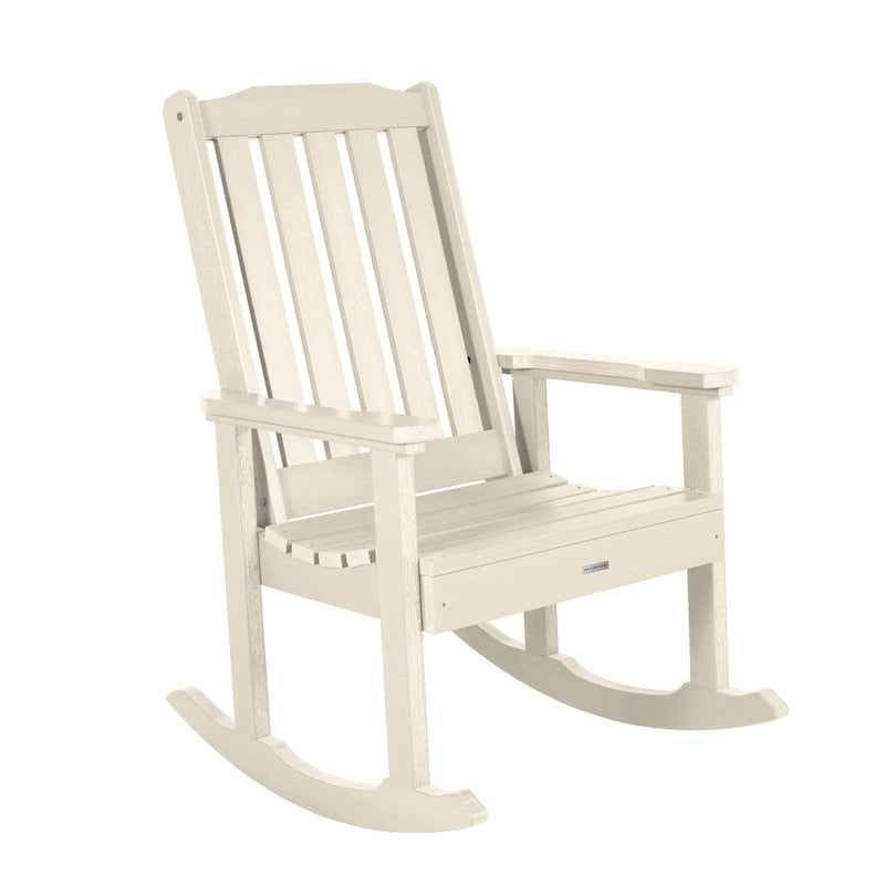HIGHWOOD Ensemble de 3 : Deux fauteuils à bascule et une table d'appoint