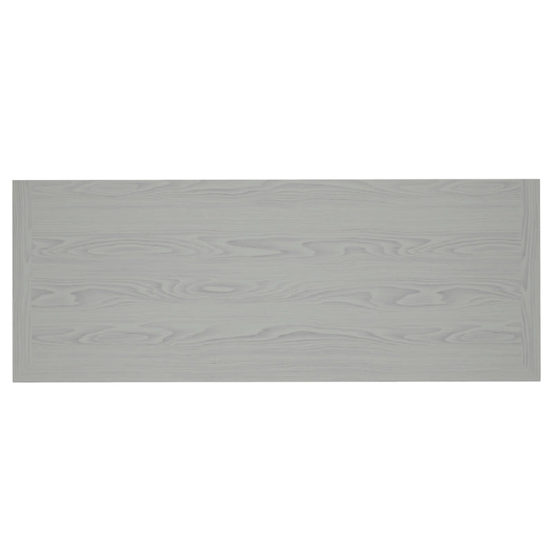 Meuble TV de style transitionnel en bois massif de 54 po de large WYNDENHALL Halifax - 54 L x 18,9 P x 31,9 H