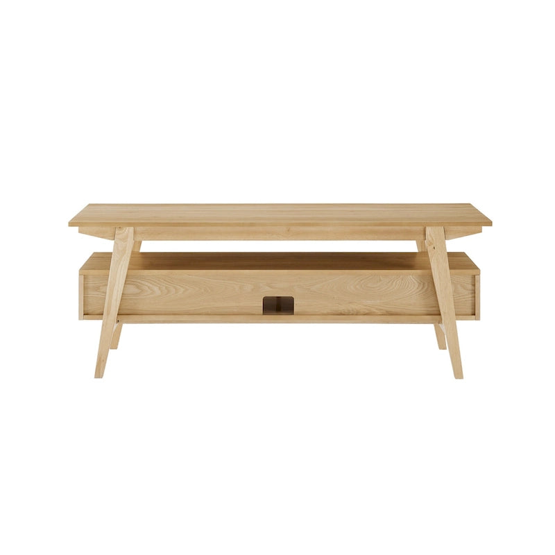 Meuble TV Middlebrook contemporain en bois massif, minimaliste, 47 pouces