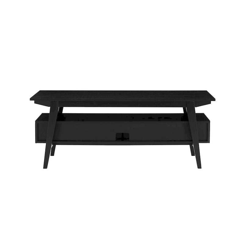 Meuble TV Middlebrook contemporain en bois massif, minimaliste, 47 pouces