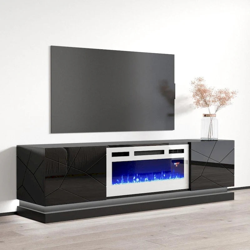 Meuble TV avec cheminée électrique Shu WH-EF 71