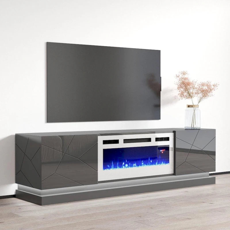 Meuble TV avec cheminée électrique Shu WH-EF 71