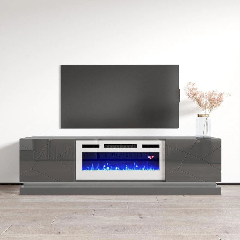 Meuble TV avec cheminée électrique Shu WH-EF 71