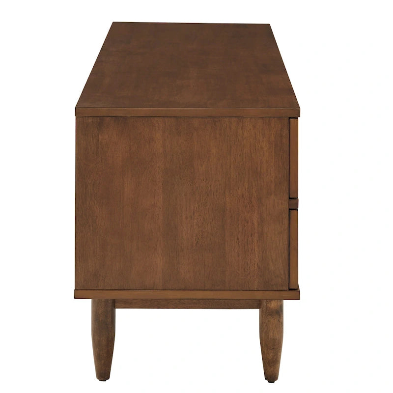 Meuble TV 2 tiroirs en bois de style Mid-Century Kieran par iNSPIRE Q Modern