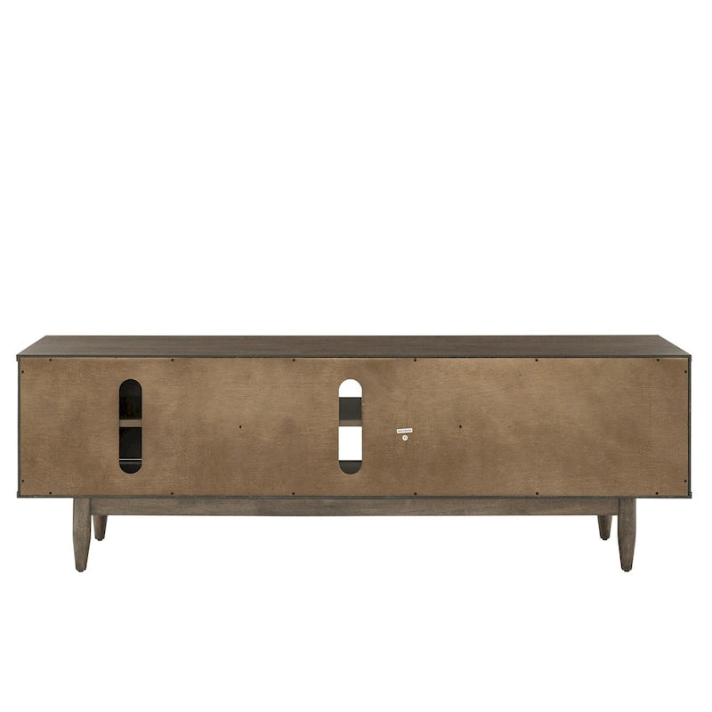 Meuble TV 2 tiroirs en bois de style Mid-Century Kieran par iNSPIRE Q Modern