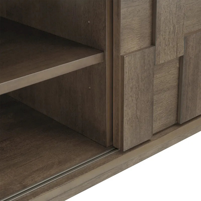 Meuble TV 2 tiroirs en bois de style Mid-Century Kieran par iNSPIRE Q Modern