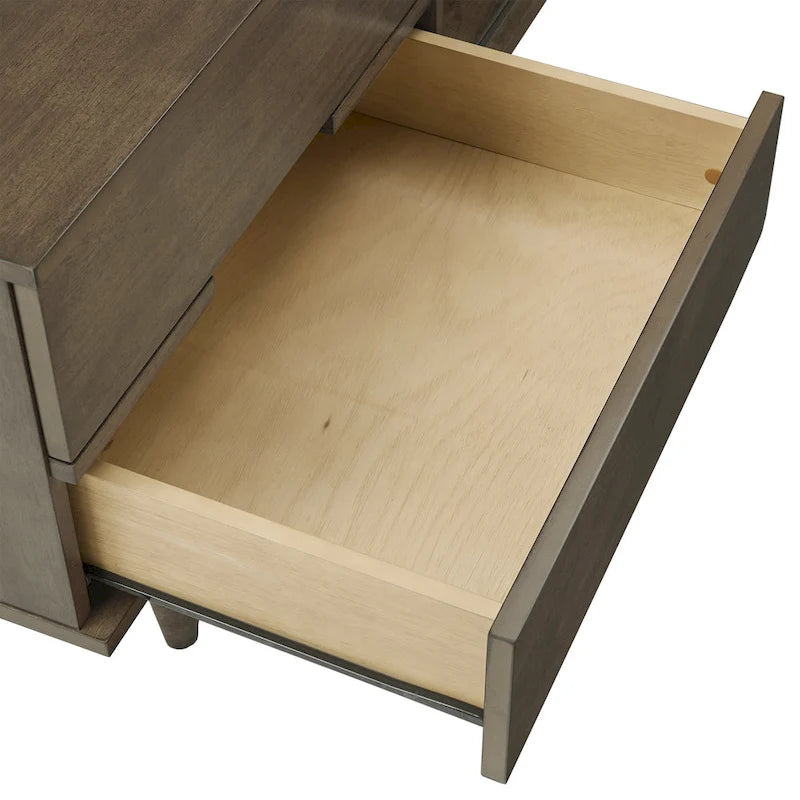 Meuble TV 2 tiroirs en bois de style Mid-Century Kieran par iNSPIRE Q Modern