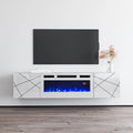 Meuble TV avec cheminée électrique London WH-EF 63