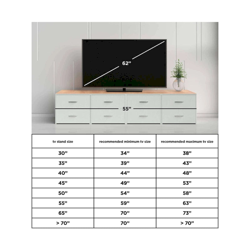 Meuble TV 60 po en grain de bois Signature Design by Ashley Willowton