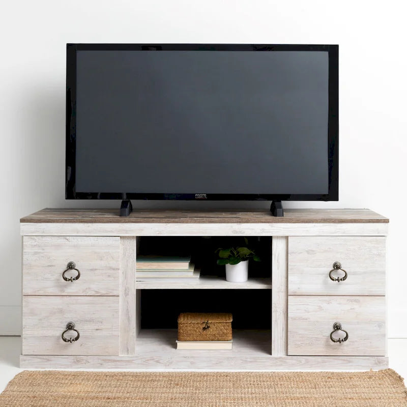 Meuble TV 60 po en grain de bois Signature Design by Ashley Willowton