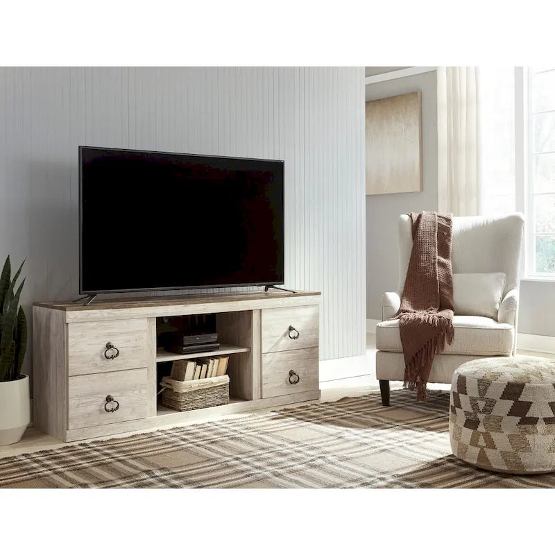 Meuble TV 60 po en grain de bois Signature Design by Ashley Willowton