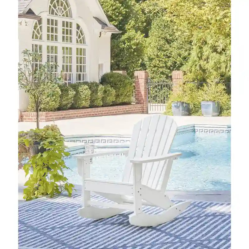 Signature Design by Ashley Fauteuil à bascule d'extérieur Sundown Treasure - 31,25 L x 35,25 P x 37,13 H