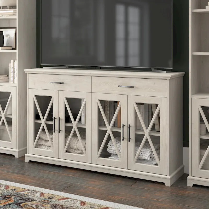 Meuble TV de ferme Lennox 60W pour téléviseur 75 pouces par Bush Furniture