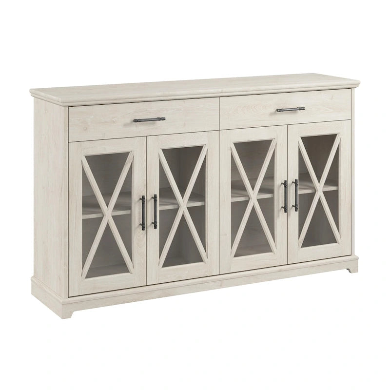 Meuble TV de ferme Lennox 60W pour téléviseur 75 pouces par Bush Furniture
