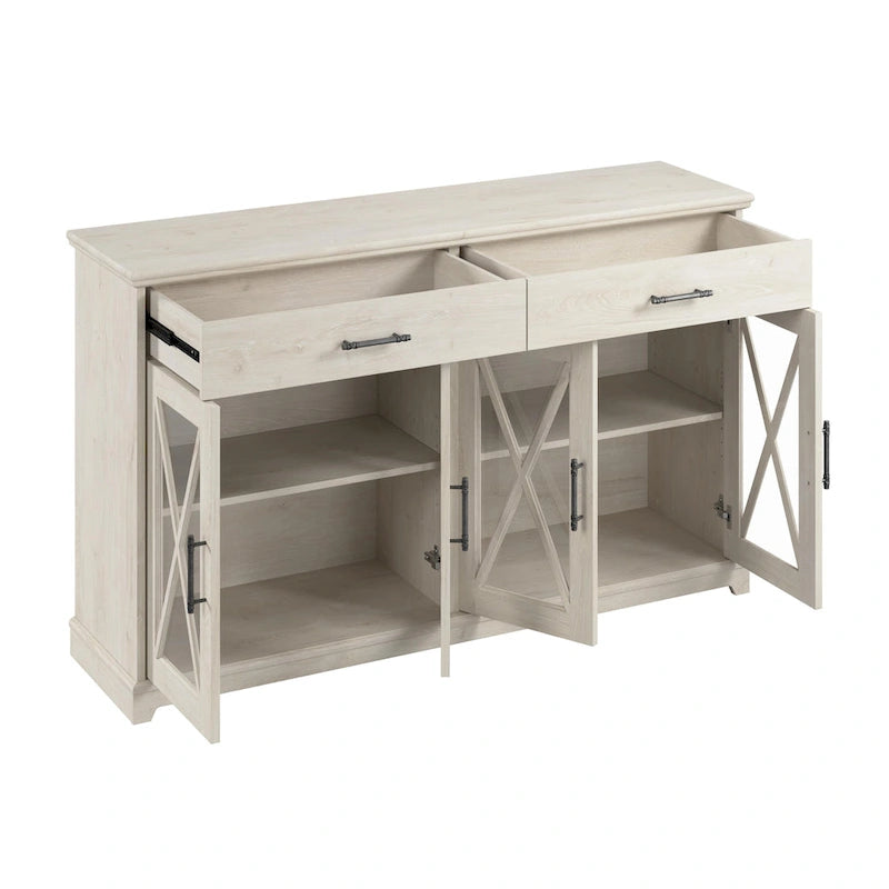 Meuble TV de ferme Lennox 60W pour téléviseur 75 pouces par Bush Furniture