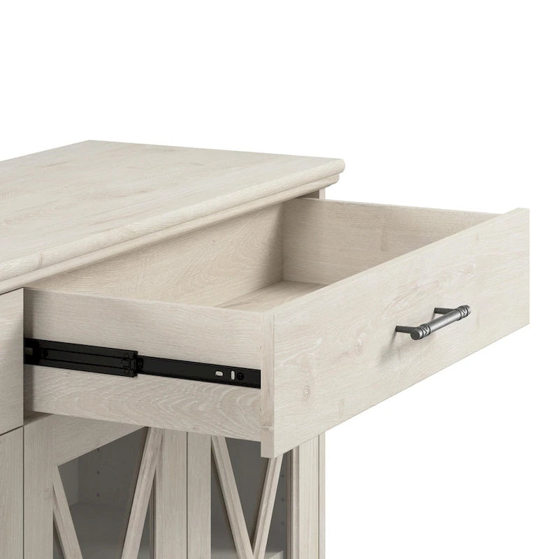Meuble TV de ferme Lennox 60W pour téléviseur 75 pouces par Bush Furniture