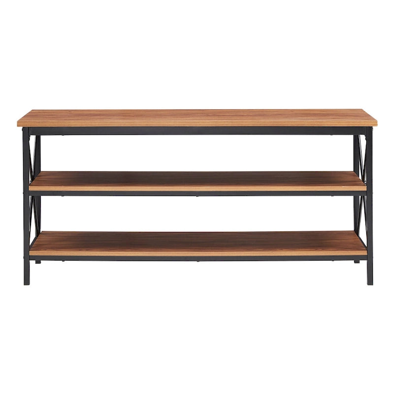 Meuble TV Eulalia 62 po en métal pour téléviseurs jusqu'à 70 po par iNSPIRE Q Classic