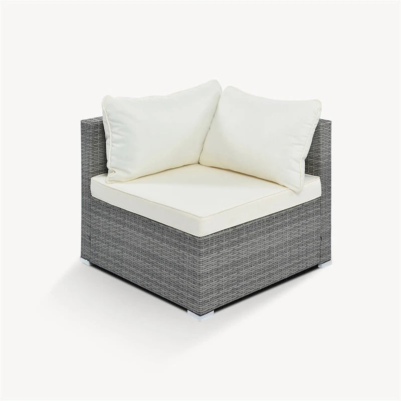 Ensembles de canapés modulaires de 8 pièces pour patio extérieur Leisure Zone