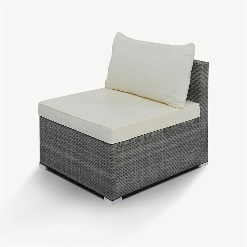 Ensembles de canapés modulaires de 8 pièces pour patio extérieur Leisure Zone