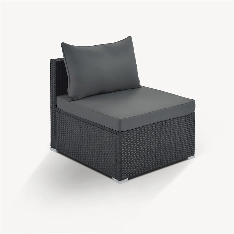 Ensembles de canapés modulaires de 8 pièces pour patio extérieur Leisure Zone