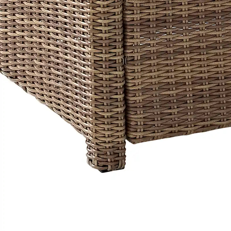 Crosley Bradenton Ensemble de 2 fauteuils d'extérieur en osier - 31.75p x 30.5l x 32.5h